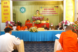 Ban Trị sự Phật giáo tỉnh Trà Vinh sơ kết công tác Phật sự 6 tháng đầu năm và bế mạc khóa huân tu