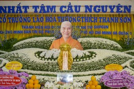 Giác linh đường Trưởng lão Hòa thượng Thích Thanh Sơn tại tổ đình Vạn Thọ