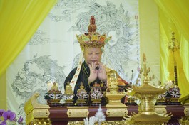 Hòa thượng Thích Lệ Trang sám chủ chẩn tế trong Pháp hội Vu lan Phật lịch 2567