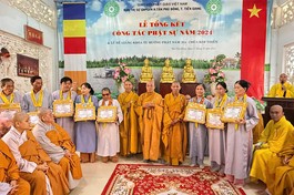 Lễ tổng kết khóa tu đạo tràng chùa Kim Thiền