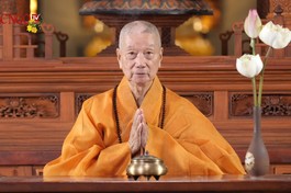 [Trực tuyến] Trưởng lão Hòa thượng Thích Trí Quảng khai thị đầu năm Tân Sửu 2021