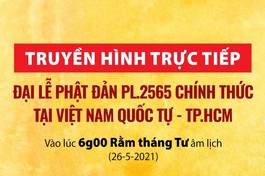 [TRUYỀN HÌNH TRỰC TIẾP] ĐẠI LỄ PHẬT ĐẢN PL.2565 TẠI VIỆT NAM QUỐC TỰ - TP.HCM
