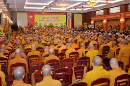 Đại hội đại biểu Phật giáo TP.HCM lần thứ IX - Ảnh: Bảo Toàn/BGN