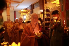 [TRỰC TIẾP] Lễ phóng liên đăng trong Đại trai đàn Hộ quốc Nhân vương tại Việt Nam Quốc Tự