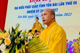 Thượng tọa Thích Minh Huy được suy cử tân Trưởng ban Trị sự GHPGVN tỉnh Yên Bái