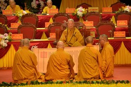 [Video] Đạo từ của Đức Pháp chủ GHPGVN trong lễ suy tôn tại Đại hội IX GHPGVN