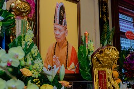 Di ảnh cố Hòa thượng Thích Hạnh Thu