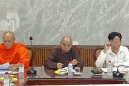  Đoàn Ban Tôn giáo tỉnh làm việc cùng Ban Thường trực Ban Trị sự Phật giáo tỉnh