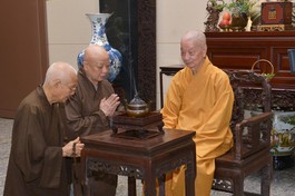 [Video] Ban Kiến đàn bạch thỉnh Đức Pháp chủ khai thị tại Đại giới đàn Bửu Huệ