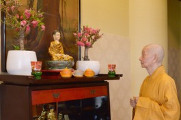 [Ảnh] Đầu năm chiêm nghiệm pháp ngữ của các bậc Thầy, chư tôn túc Hòa thượng