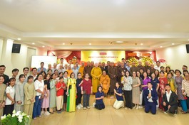 Lưu niệm buổi họp mặt thân mật nhân Ngày Báo chí Việt Nam 21-6 tại trụ sở tòa soạn Báo Giác Ngộ