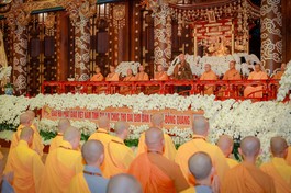 Đại giới đàn Cam Lộ - Đỗng Quang Phật lịch 2569 do Ban Trị sự GHPGVN tỉnh Gia Lai tổ chức trang nghiêm bế mạc tại chùa Minh Thành (P.Phú Hội) - Ảnh: Phùng Anh Quốc/BGN