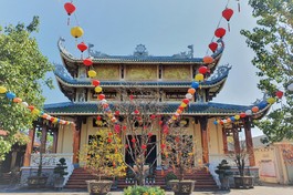 Chùa Phổ Quang trang trí đón xuân 