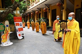 Chùa Quán Sứ tổ chức lễ tác pháp an cư Phật lịch 2565 theo truyền thống An cư kiết hạ