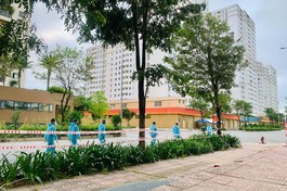 Bệnh viện Dã chiến số 12, nơi Sư cô Thích nữ Nhuận Bình đang làm tình nguyện viên chăm sóc bệnh nhân Covid-19