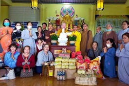Đoàn Ban Hướng dẫn Phật tử Trung ương tặng quà đến đồng bào tỉnh Đắk Lắk đầu năm mới
