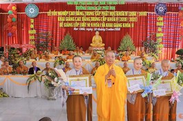 Lễ tốt nghiệp Cao đẳng, Trung cấp Phật học khóa IV