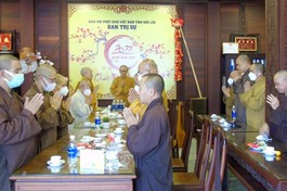 Chư tôn đức Ban Thường trực Ban Trị sự GHPGVN tỉnh đã họp, triển khai hoạt động Phật sự 