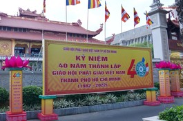 Phật giáo TP.HCM kỷ niệm 40 năm thành lập, hướng đến chào mừng Đại hội đại biểu Phật giáo TP.HCM lần thứ X