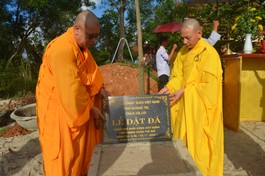 Đặt đá khởi công trình tôn tượng Quán Thế Âm