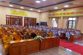 Bạc Liêu: Ban Trị sự Phật giáo tỉnh khai mạc khóa bồi dưỡng trụ trì cho Tăng Ni an cư