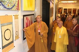 Triển lãm "Mỹ thuật Phật giáo đương đại" của Ban Văn hóa Trung ương chào mừng Đại hội Phật giáo toàn quốc lần thứ VIII (2017)