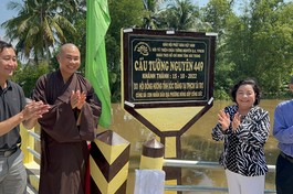 Khánh thành cầu bê-tông Tường Nguyên 449 tại tỉnh Sóc Trăng