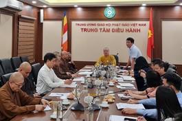 Ban Tổ chức Đại hội Phật giáo toàn quốc lần thứ IX họp liên ngành rà soát công tác