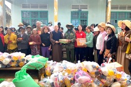 Bình Định: Tổ đình Minh Tịnh trao quà đến đồng bào dân tộc khó khăn tại tỉnh Gia Lai