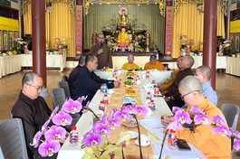 Ban Văn hóa Phật giáo tỉnh tổ chức buổi họp triển khai Phật sự