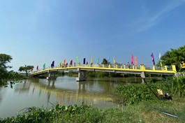 Cây cầu liên huyện Cầu Ngang, Cầu Kè được khánh thành đưa vào sử dụng