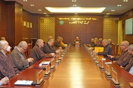 Ban Thường trực thảo luận nhiều hoạt động Phật sự hướng đến Đại lễ Phật đản Phật lịch 2567