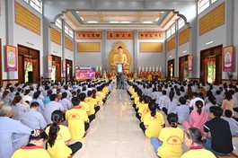 Tổng khai giảng khóa tu dành cho Phật tử các đạo tràng do 4 ban chuyên môn tổ chức