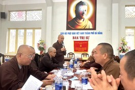 Ban Hoằng pháp GHPGVN TP tổ chức phiên họp triển khai hoạt động nhiệm kỳ VI