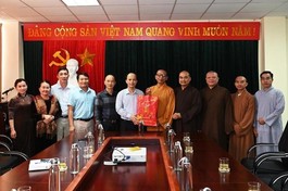 Thăm lãnh đạo Ban Tôn giáo tỉnh Lào Cai