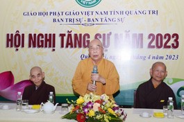 Quảng Trị: Ban Tăng sự Phật giáo tỉnh tổ chức hội nghị Ni giới năm 2023