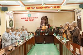 Long An: Ban Hoằng pháp GHPGVN tỉnh triển khai và thống nhất nhiều hoạt động Phật sự