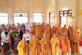 Chùa Tường Vân tổ chức khóa lễ “Quốc thái dân an và cầu siêu cho thập loại hàm linh”