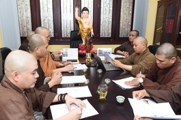Buổi họp của Thường trực Ban Thông tin - Truyền thông Phật giáo TP.HCM