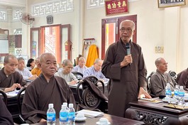 Đóng góp ý kiến xây dựng chương trình các đại lễ sắp tới của Ban Trị sự Phật giáo tỉnh