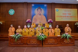 Hội thi diễn giảng và viết báo tường mùa An cư kiết hạ Phật lịch 2562