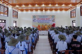 Lễ khai mạc trại huấn luyện huynh trưởng sơ cấp Lộc Uyển 