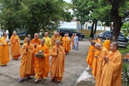 Đồng Nai: Ban Trị sự Phật giáo tỉnh thăm 4 trường hạ an cư tập trung tại TP.Biên Hòa