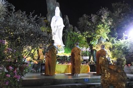 Chùa Pháp Võ (H.Nhà Bè) lạy ngũ bách danh nhân ngày vía Đức Quan Thế Âm 