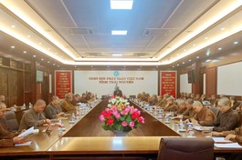 Trường hạ chùa Phù Liễn phổ biến Hiến chương, Quy chế hoạt động Ban Tăng sự T.Ư