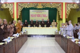 Đồng Tháp: Ban Thường trực Ban Trị sự tỉnh họp định kỳ, triển khai hoạt động Phật sự