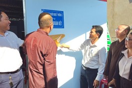 Ban Trị sự GHPGVN TP.Bến Tre phối hợp tổ chức bàn giao nhà mới đến hộ ông Nguyễn Văn Tâm