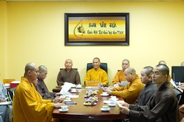 Thường trực Ban Văn hóa GHPGVN TP.HCM họp triển khai các hoạt động Phật sự
