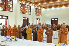 Chư đức GHPGVN tỉnh Gia Lai tham dự hội nghị