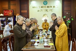 Buổi họp của chư tôn đức Ban Thường trực